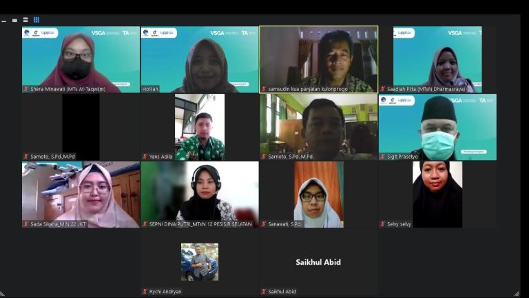 Kegiatan Thematic Academy (TA) Kementerian Komunikasi Dan Informatika RI “Pelatihan Bidang TIK Bagi Pengelola Pesantren, Penyuluh Agama, Guru, Dan Tenaga Kependidikan Madrasah Online Tahun 2022” Gelombang Ke 15